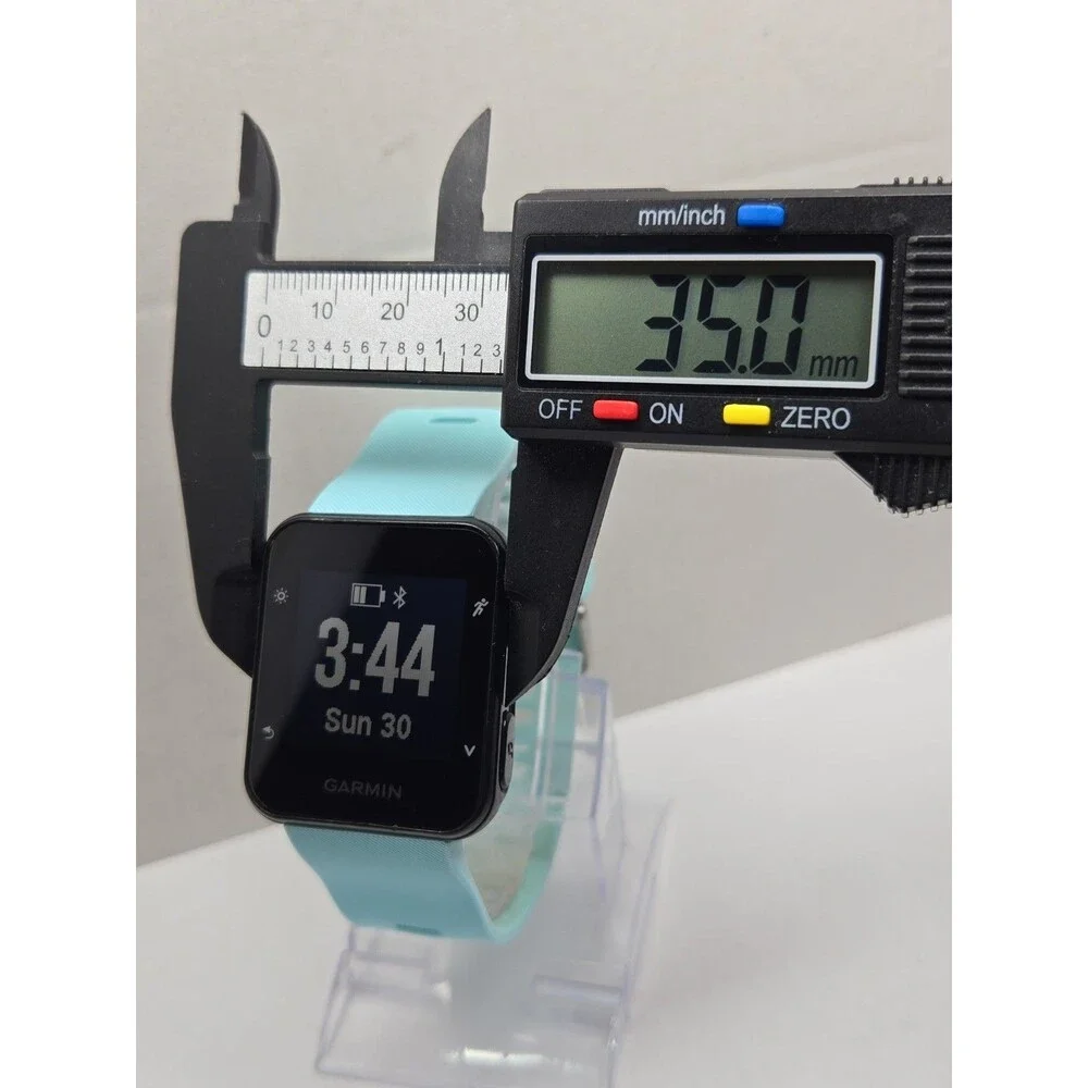 Garmin Forerunner 35 GPS Running Watch HRM Black Blue Bluetooth With Charger
